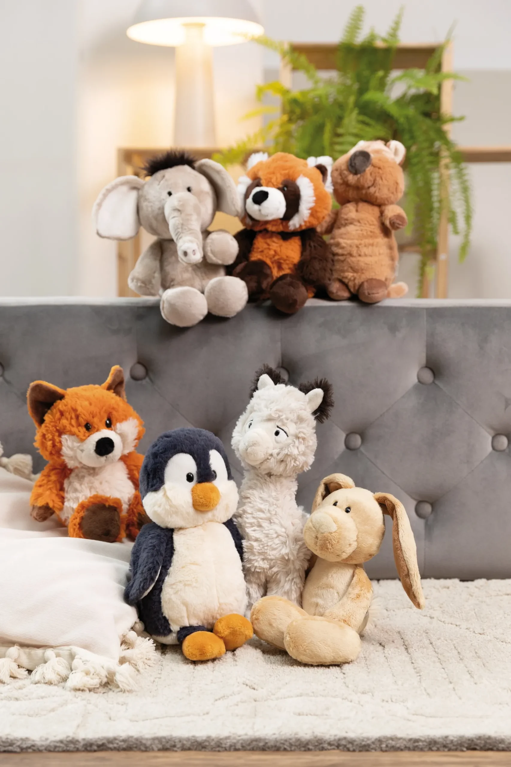 Standing Soft toy Alpaca Elli Paka NICI GREEN